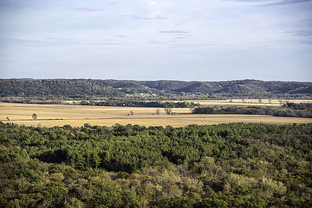 Landscape of the Wisconsin River Valley at Ferry Bluff thumbnail
