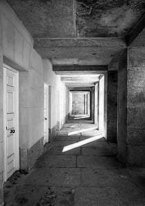 concrete hallway and doors thumbnail
