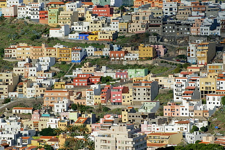 buildings on mountains thumbnail