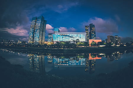 cityscapes during nighttime thumbnail