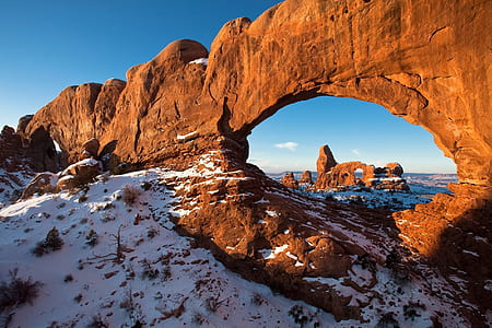 photography of rock formation at daytime thumbnail