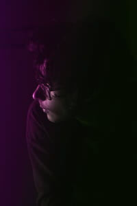 Person in Black Top Wearing Black Framed Eyeglasses thumbnail