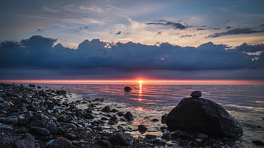 rocks on seashore thumbnail