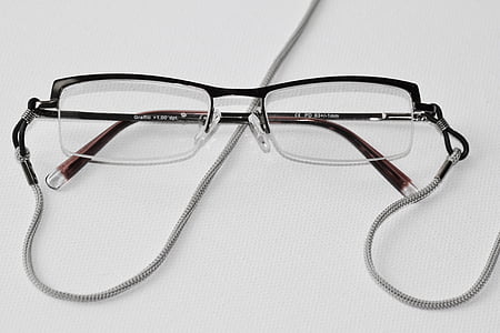 black framed eyeglasses thumbnail