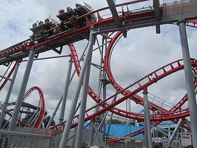 people riding roller coaster thumbnail