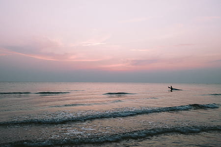 sea, dawn, nature, sky thumbnail