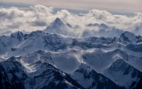 photo of mountain covered by snow thumbnail