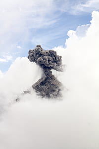 photography of mountain covered sky thumbnail