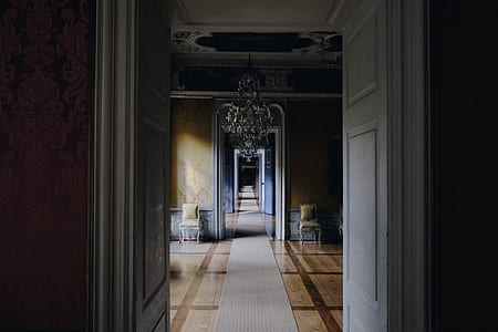 white and brown hallways thumbnail