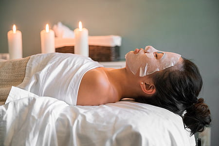 Woman At Spa Getting Facial Photo thumbnail