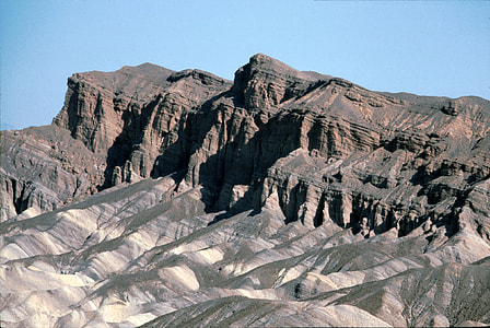 Red Cathedral rocks at Death Valley National Park, Nevada thumbnail