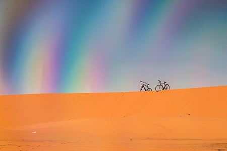 two gray bicycles thumbnail