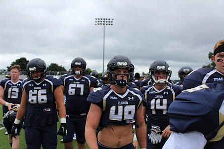 Photo of Football Players Under Cloudy Sky thumbnail