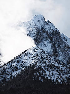 mountain covered with clouds thumbnail