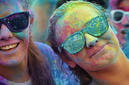 holy powder on womens faces thumbnail