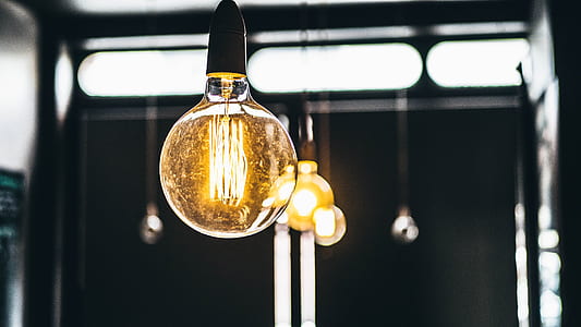 selective focus photography of clear light bulb thumbnail