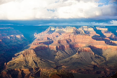 canyon under white clouds thumbnail