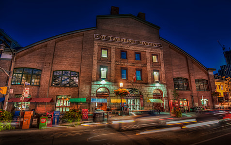 photo of St. Lawrence Market during nighttime thumbnail