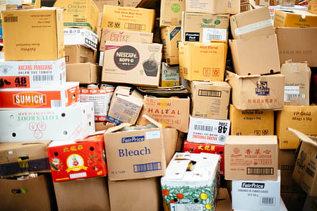 brown cardboard box lot thumbnail