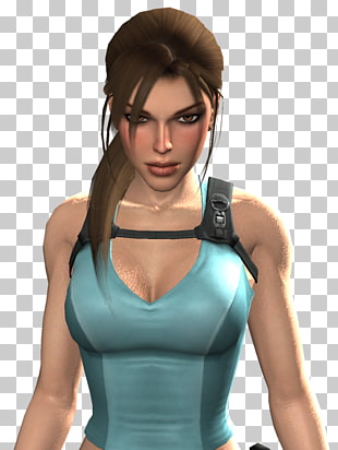 Lara Croft Digital Art Character Lara Croft Png Clipart Free