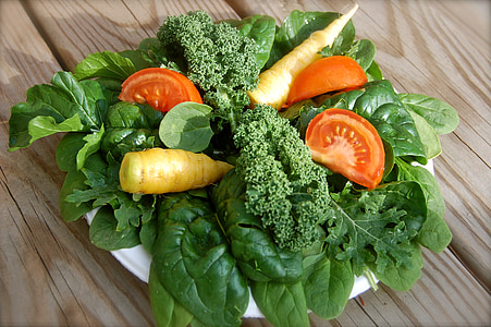 vegetable on white plate thumbnail