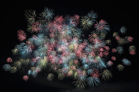 fireworks digital wallpaper thumbnail