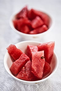 slice of watermelons on bowls thumbnail