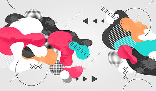 Abstract Colorful Pattern - Background - Organic and Inorganic Forms thumbnail