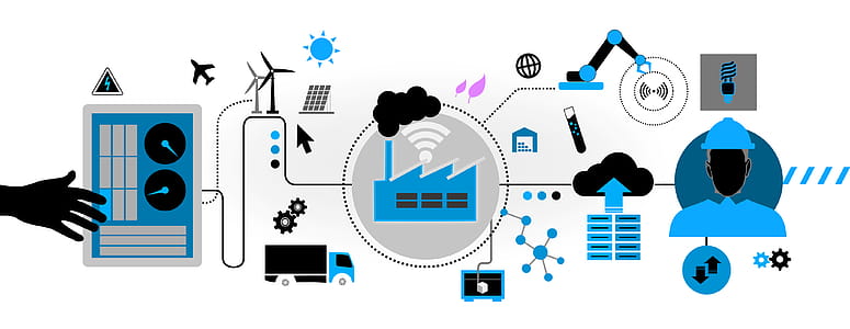 Industry - Industrial - Automation - Manufacturing - Light Background thumbnail