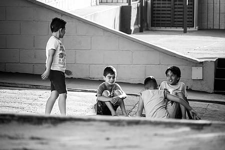 Four Boys Playing thumbnail