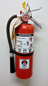 mounted red fire extinguisher thumbnail