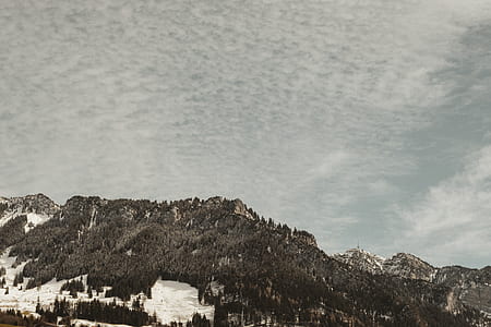 aerial view photography of green mountains thumbnail