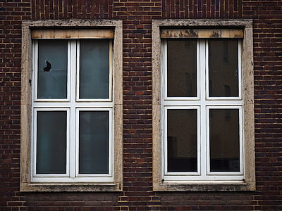 white wooden framed and clear glass windows close thumbnail