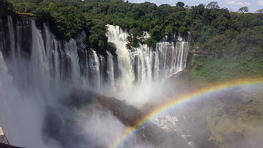 raging waterfalls over rainbow thumbnail