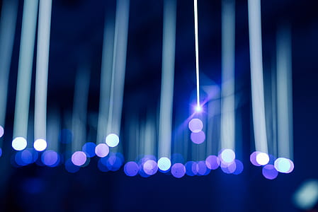 purple and white bokeh lights thumbnail