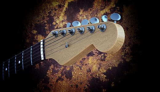close up photo of guitar headstock thumbnail