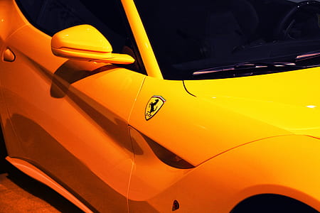 yellow Ferrari sports car thumbnail