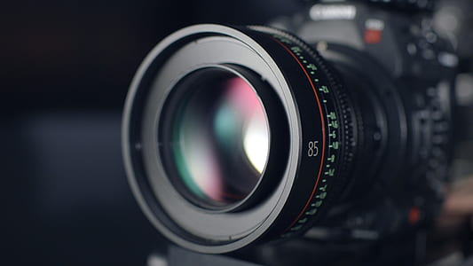 black camera lens thumbnail
