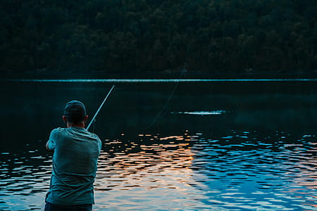 Fisherman Casts Off Photo thumbnail