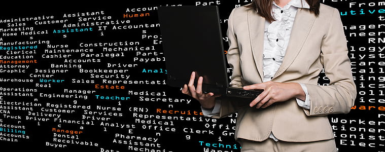 woman holding black laptop thumbnail