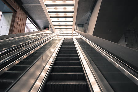 Gray and Black Escalator thumbnail