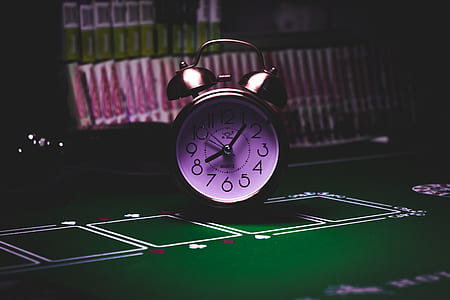 analog alarm clock at 8:06 thumbnail