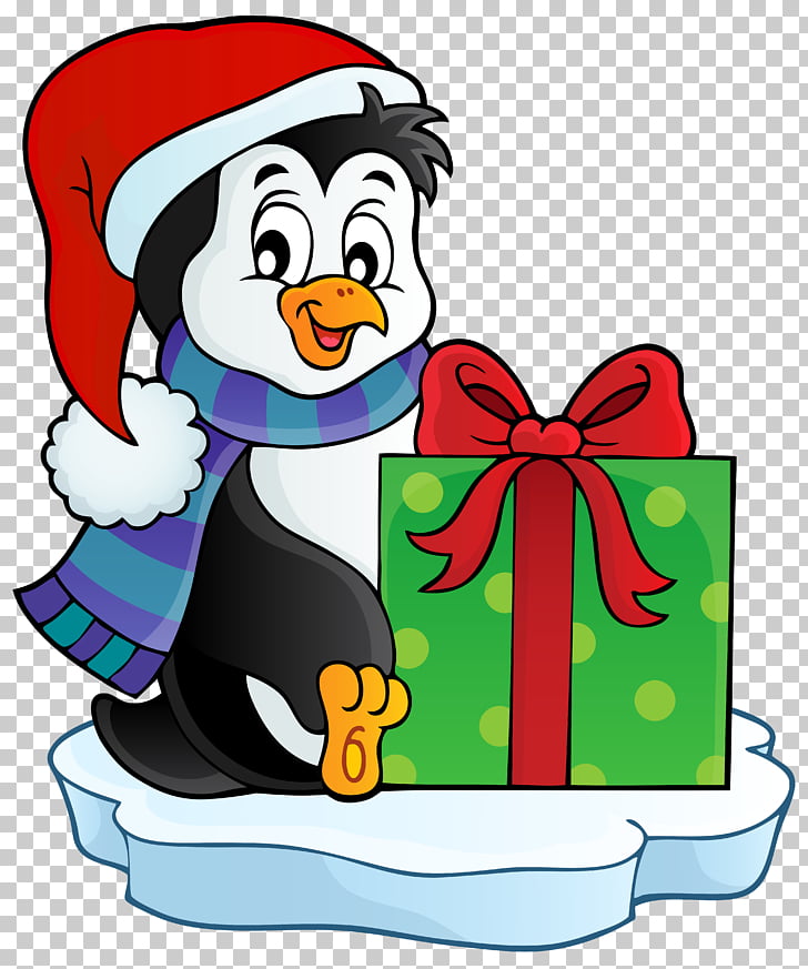 Christmas Penguin Cartoon Cartoon Christmas Penguin Png Clipart