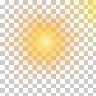 Sunlight Sky Yellow Pattern, Yellow light effect of car light, yellow sun painting PNG clipart