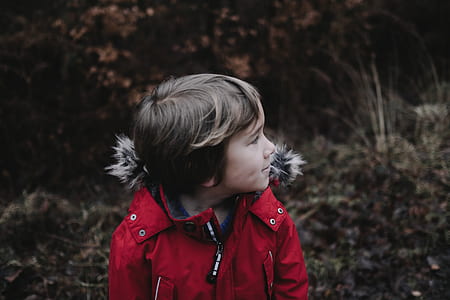 photograph of boy in red jacket thumbnail