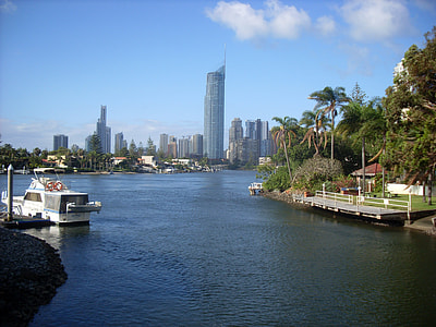 Surfers Paradise skyline in the Gold Coast in Queensland, Australia thumbnail