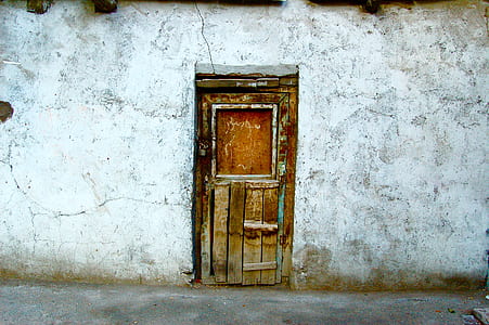 brown wooden door thumbnail
