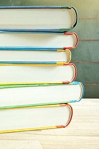 piled books on table thumbnail