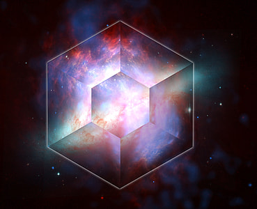 hexagon nebula illustration thumbnail
