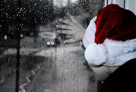 rainy, christmas, grief, child, kid, boy thumbnail